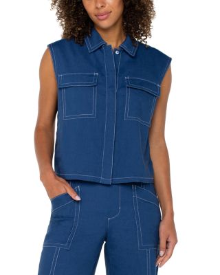 Liverpool Los Angeles - Sleeveless Cargo Shirt