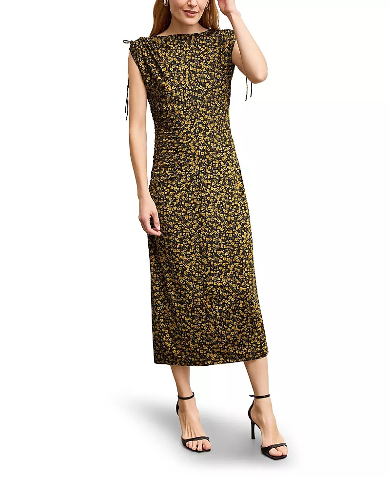 M. m.LaFleur Aisling Slinky Printed Jersey Dress