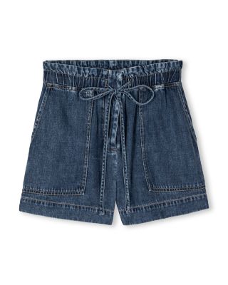 Foster Drawstring Denim Shorts