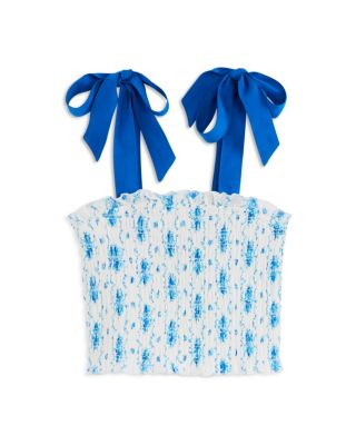 KatieJnyc - Girls' Sunny Printed Tie Top & Brooke Skirt - Big Kid