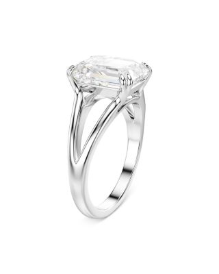 Stilla Octagon Crystal Split Band Ring 