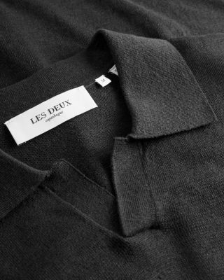 Emmanuel Linen Blend Knit Polo