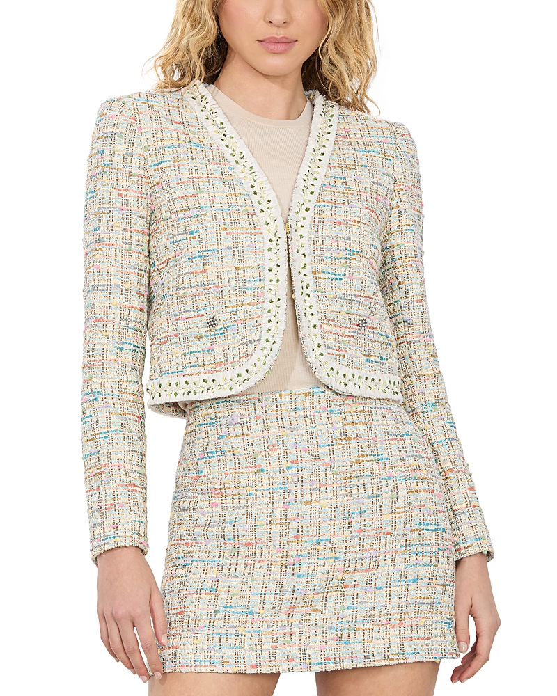 ALICE AND OLIVIA ALICE AND OLIVIA PEYTON TWEED JACKET