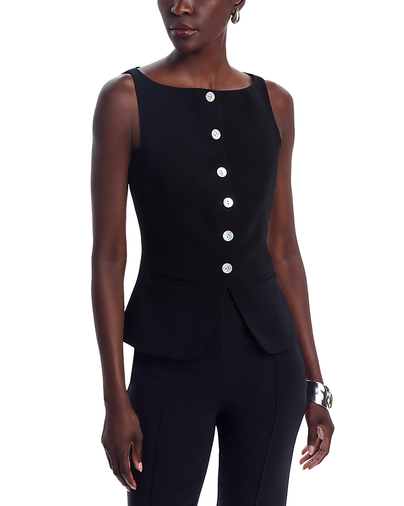 Cinq À Sept Cinq A Sept Lemonis Vest In Black