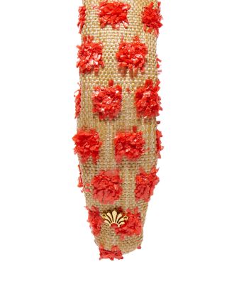 Slim Dotted Raffia Knotted Headband