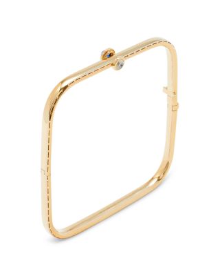 Yvonne L&eacute;on 9K Yellow Gold Malachite, Lapis Lazuli & Gray and Black Diamond Scarabee Scarab Ring