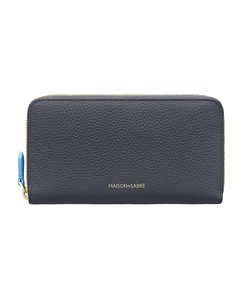 Maison De Sabre Long Leather Zip Wallet · L