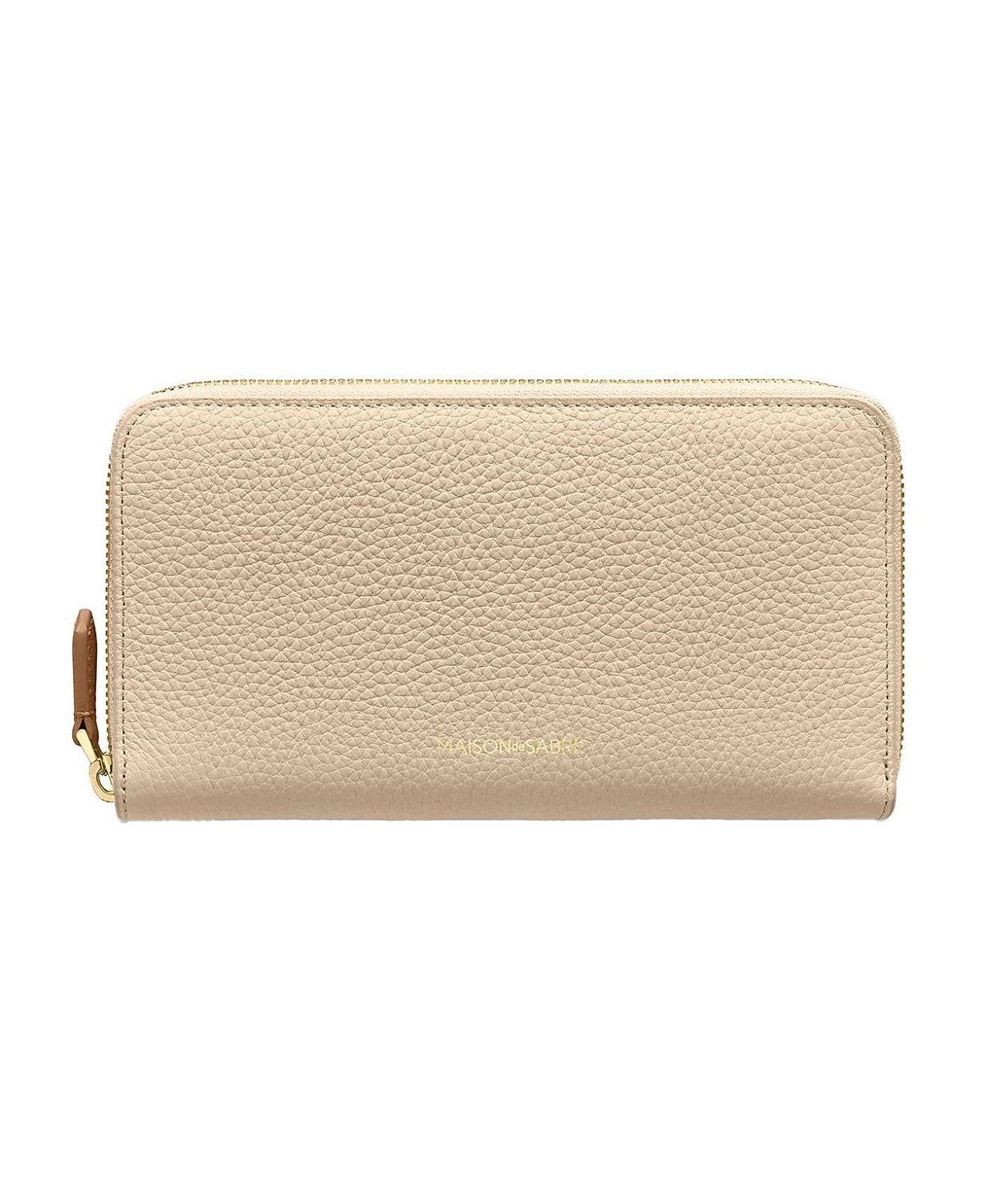 Maison de SABRE Long Leather Zip Wallet