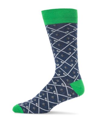 The Men's Store at Bloomingdale's Diagonal Pattern Golf Socks