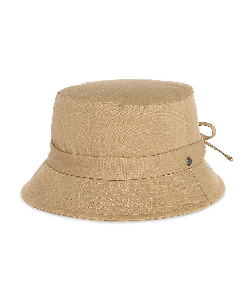 Vince Bow Bucket Hat In Khaki
