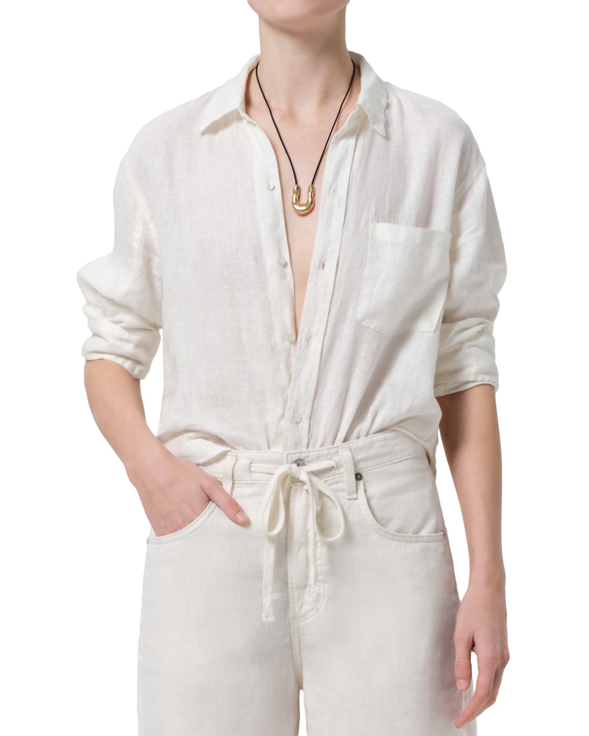 Citizens Of Humanity Citizens of Humanity Kayla Shrunken Top in Vanilla