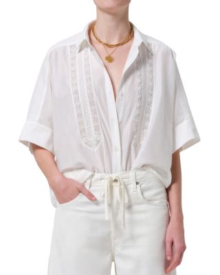 Claire Lace Trim Shirt