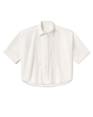 Claire Lace Trim Shirt