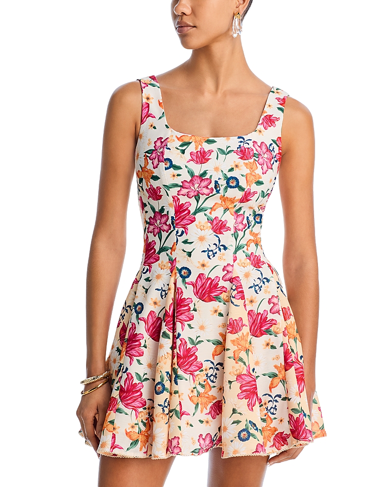 Agua Bendita Kristen Mini Dress In Multi