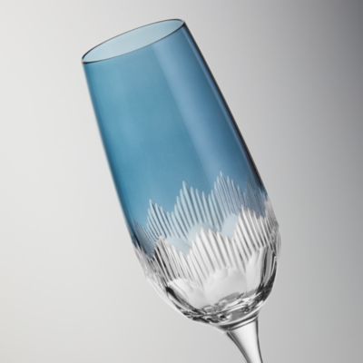 Mixology Color Champagne Flutes, Set of 4