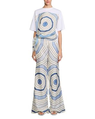 Sandro Spiral Print Tee