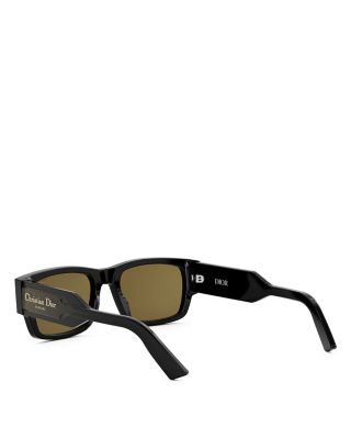  Christian Dior Label S1I Rectangular Sunglasses, 54mm
