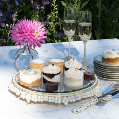 Dogwood Cake Plateau