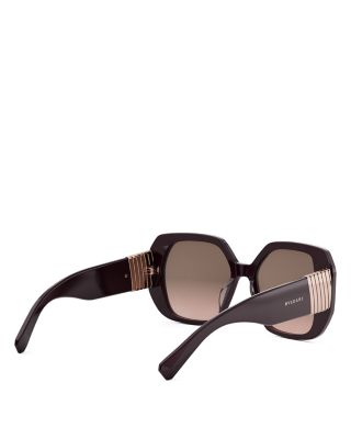 Tubogas Black Geometric Sunglasses, 54mm