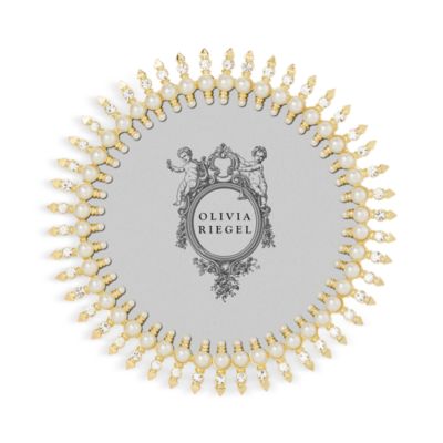 Olivia Riegel - Gold Pearl Jubilee Frame, 5" Round