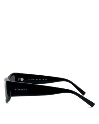 GV Day Black Geometric Sunglasses, 56mm