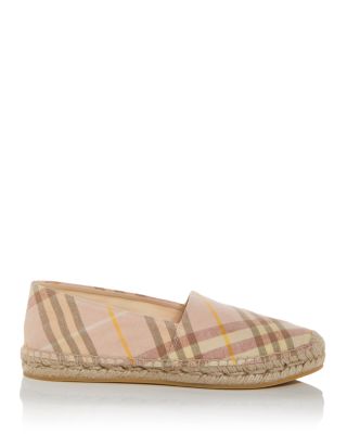 Women&#39;s Mews Check Espadrille Flats