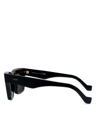 Signature Black Geometric Sunglasses, 54mm