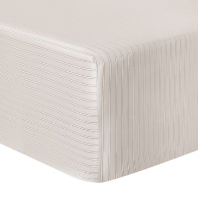 Journey Striped Sateen Fitted Sheet, Queen