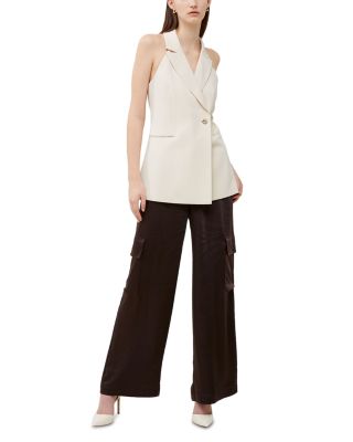 Harrie Sleeveless Blazer Top