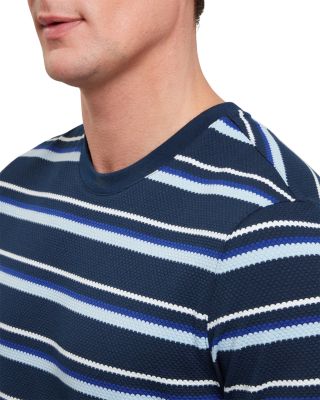 Gorano Textured Striped Tee