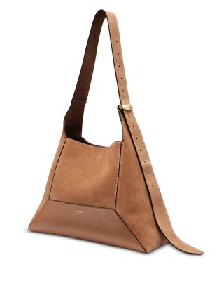 Diamond Suede Hobo Bag