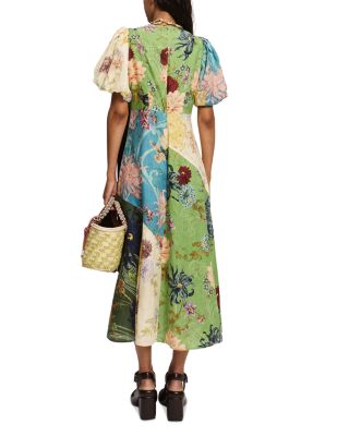 Avery Spliced Midi Dress