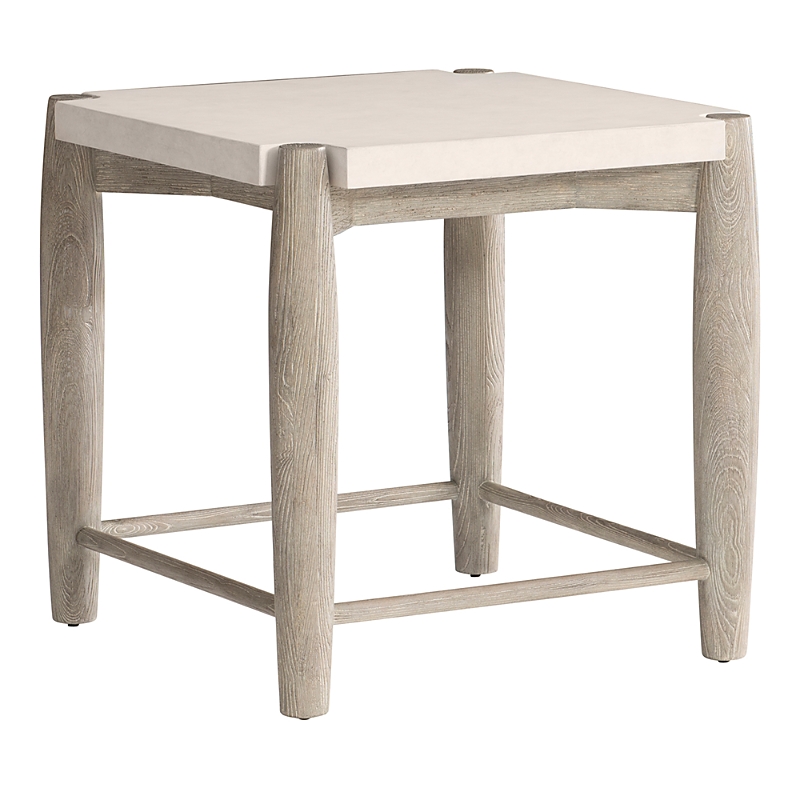 Bernhardt Ashbrook Side Table In Medium Brown
