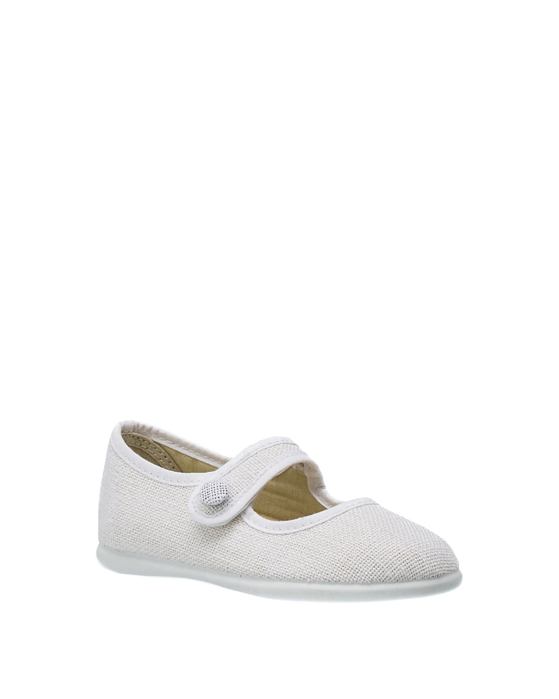 Elephantito Girls' Linen Mary Jane - Toddler, Little Kid
