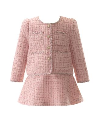 Rachel Riley - Girls' Tweed Jacket and Skirt Set - Little Kid, Big Kid