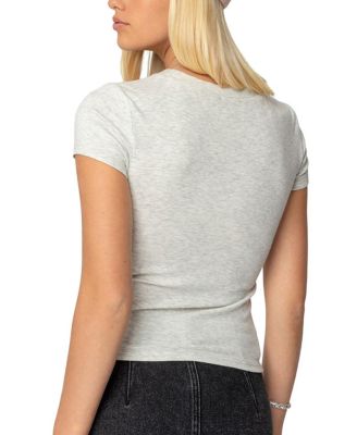 Daphney Ribbed T-Shirt