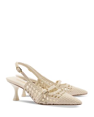Women's Ines Macrame Pointed Pumps