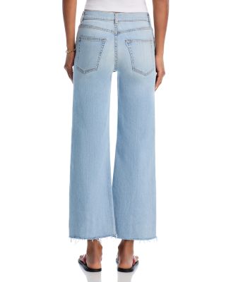 Cropped Wide Leg Jeans in Zuma