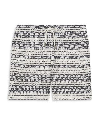 Embroidered Crochet Drawstring Short