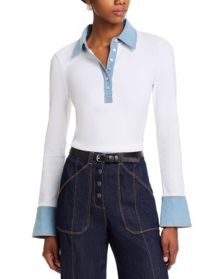 Jaden Denim Trim Top