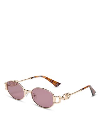 Le Specs - The Forbidden Oval Sunglasses, 53mm