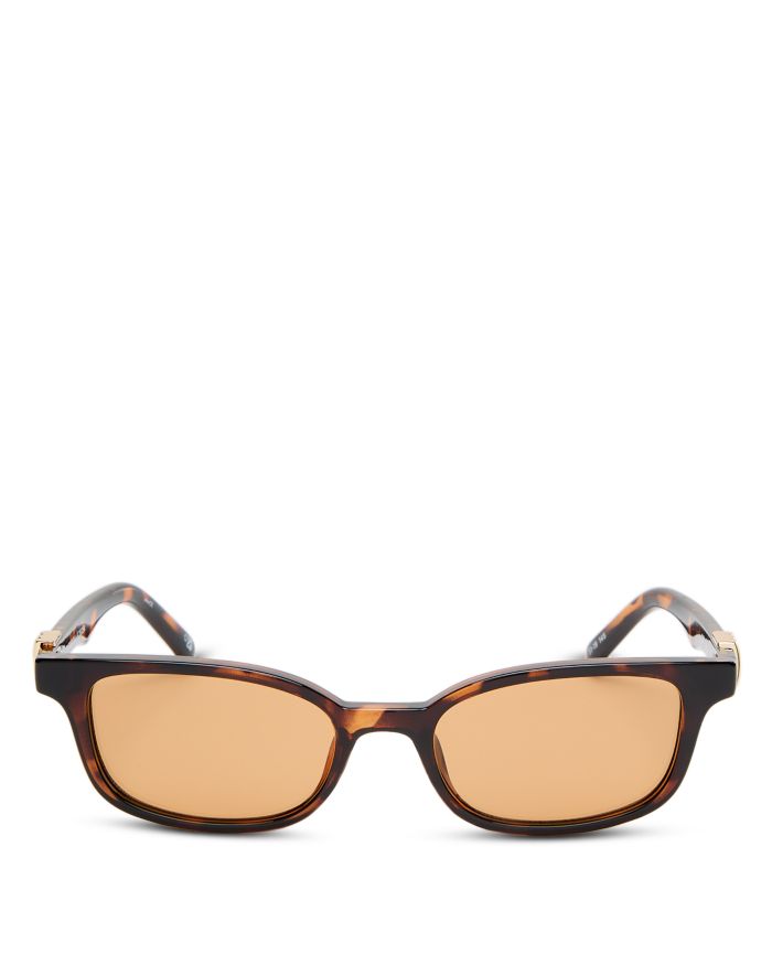 Confidential Rectangle Sunglasses, 51mm