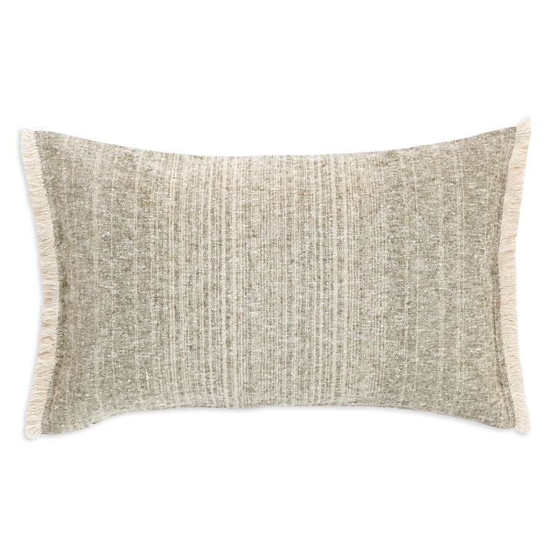Annie Selke Oliver Ombre Decorative Pillow Cover, Lumbar In Sage