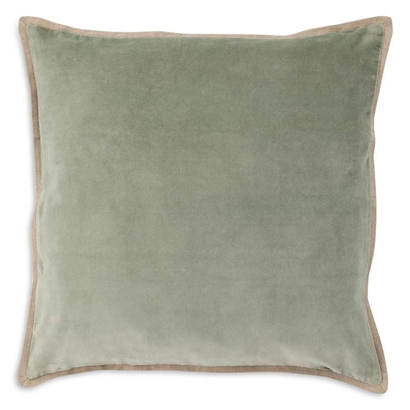Annie Selke Gehry Decorative Pillow Cover, Square In Desert Sage