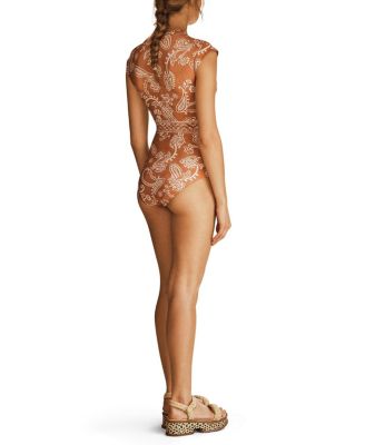 BUTA Panelled Cap Sleeve One Piece