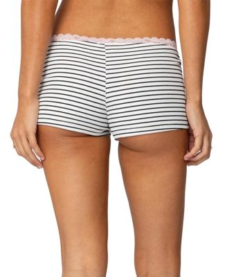 Sofi Striped Ribbed Shorts