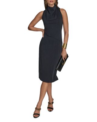 Donna Karan - Cowlneck Sheath Dress