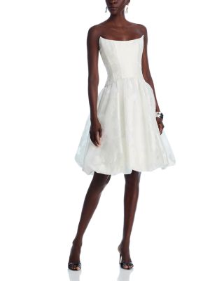 Amsale - Coupe Bubble Skirt Dress