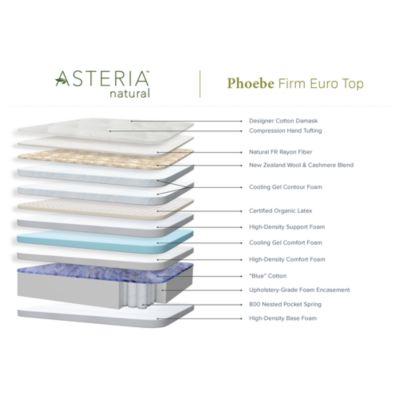 Phoebe Firm Euro Top Mattress - Exclusive