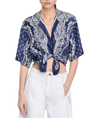 Sandro - Bandana Shirt